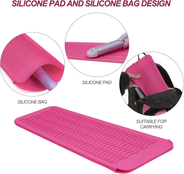 1 paquete de funda de silicona resistente al calor para alisador de...