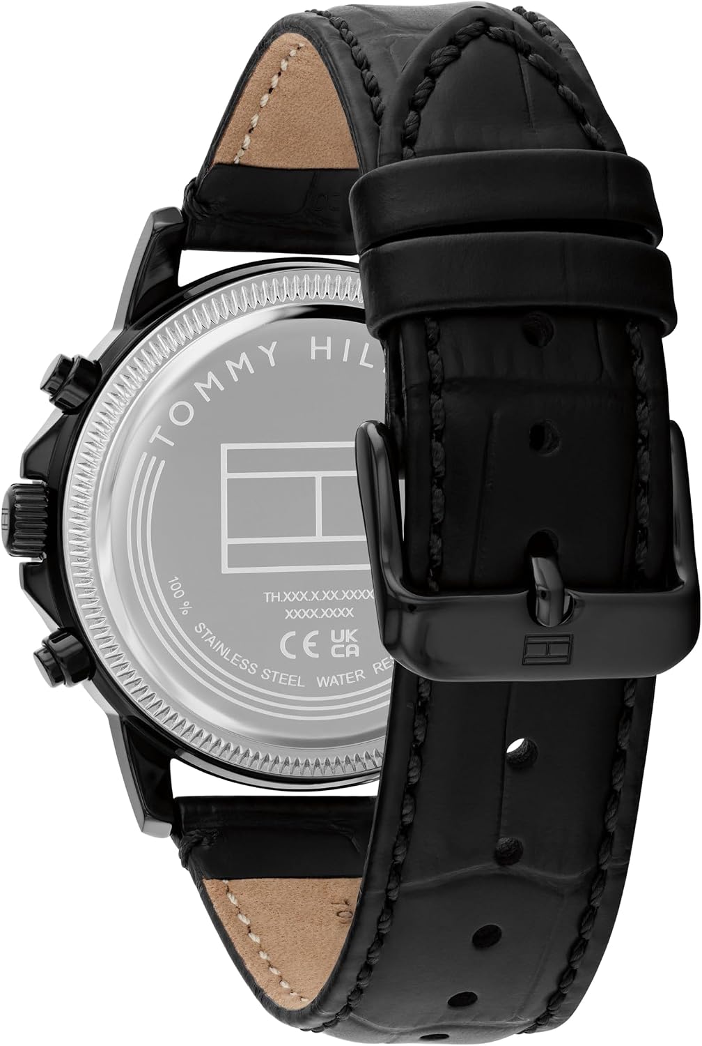 Reloj multifunción para hombre Tommy Hilfiger - Correa de piel genuina y subesfera esqueleto - Resistente al agua hasta 50 m - Reloj moderno y contemporáneo - Regalo para él 40 mm