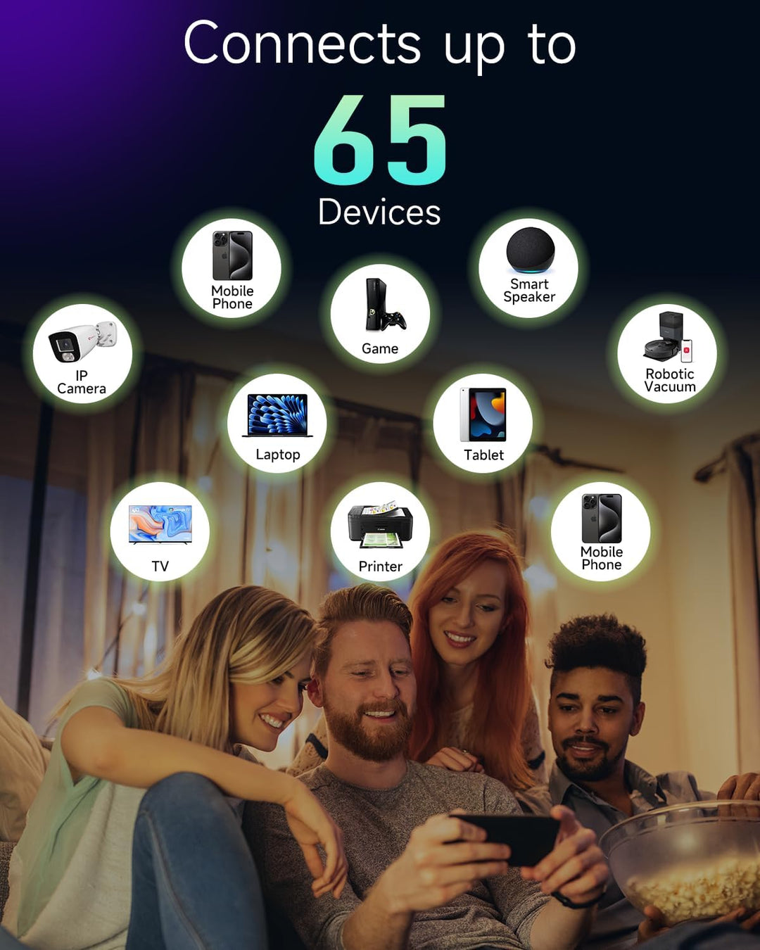 Amplificador de señal WiFi Extensor para el hogar