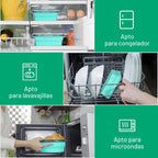 Sudaya Paquete de 8 recipientes plegables de almacenamiento de alimentos con tapas, juegos de recipientes de almacenamiento plegables de silicona para camping, accesorios de caravana, remolque de viaje imprescindible