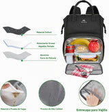 MATEIN - Mochila de almuerzo para mujer, mochila térmica aislada pa...