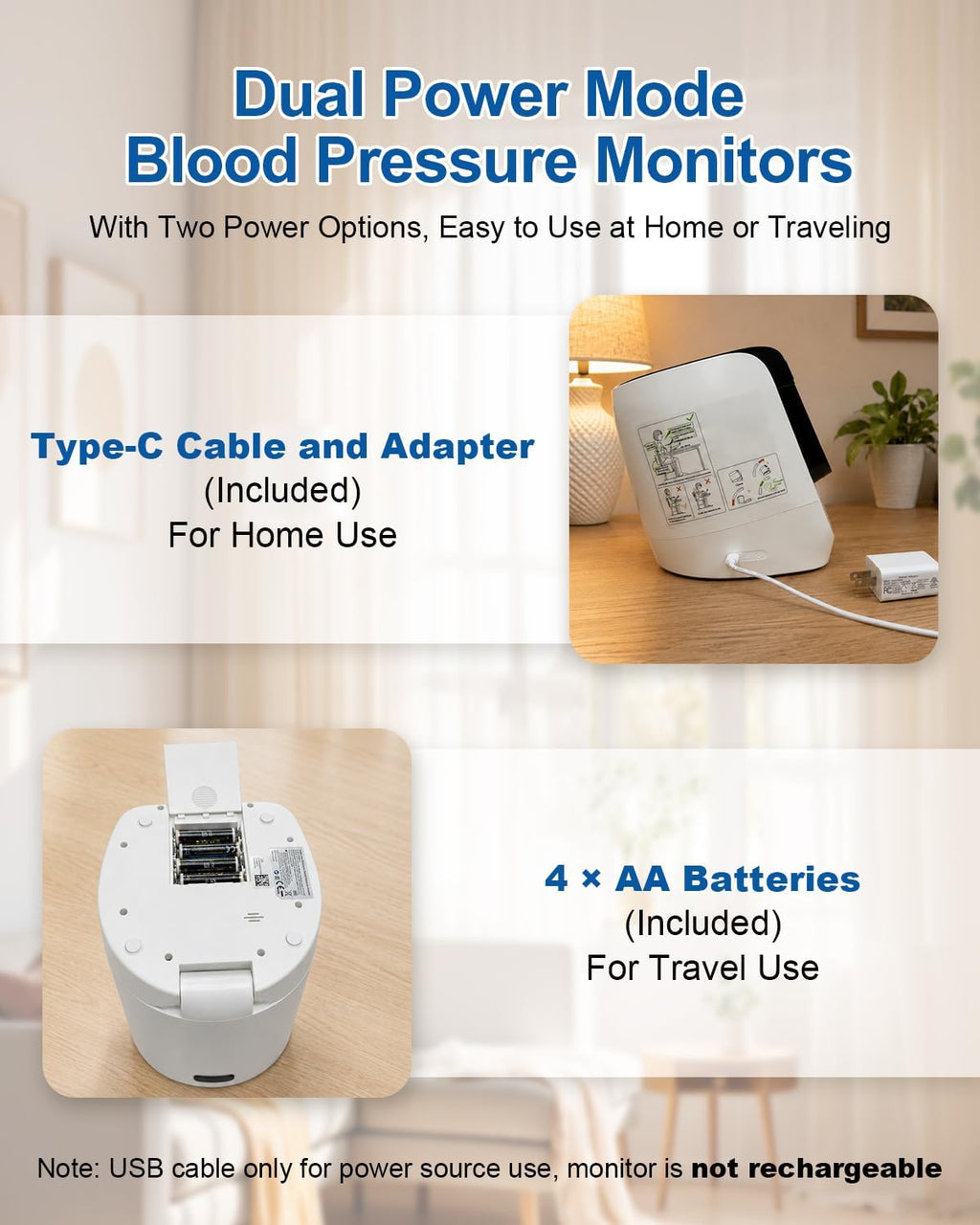 Monitor de presión arterial en brazo superior preciso para uso doméstico, sin envoltura Máquina de BP