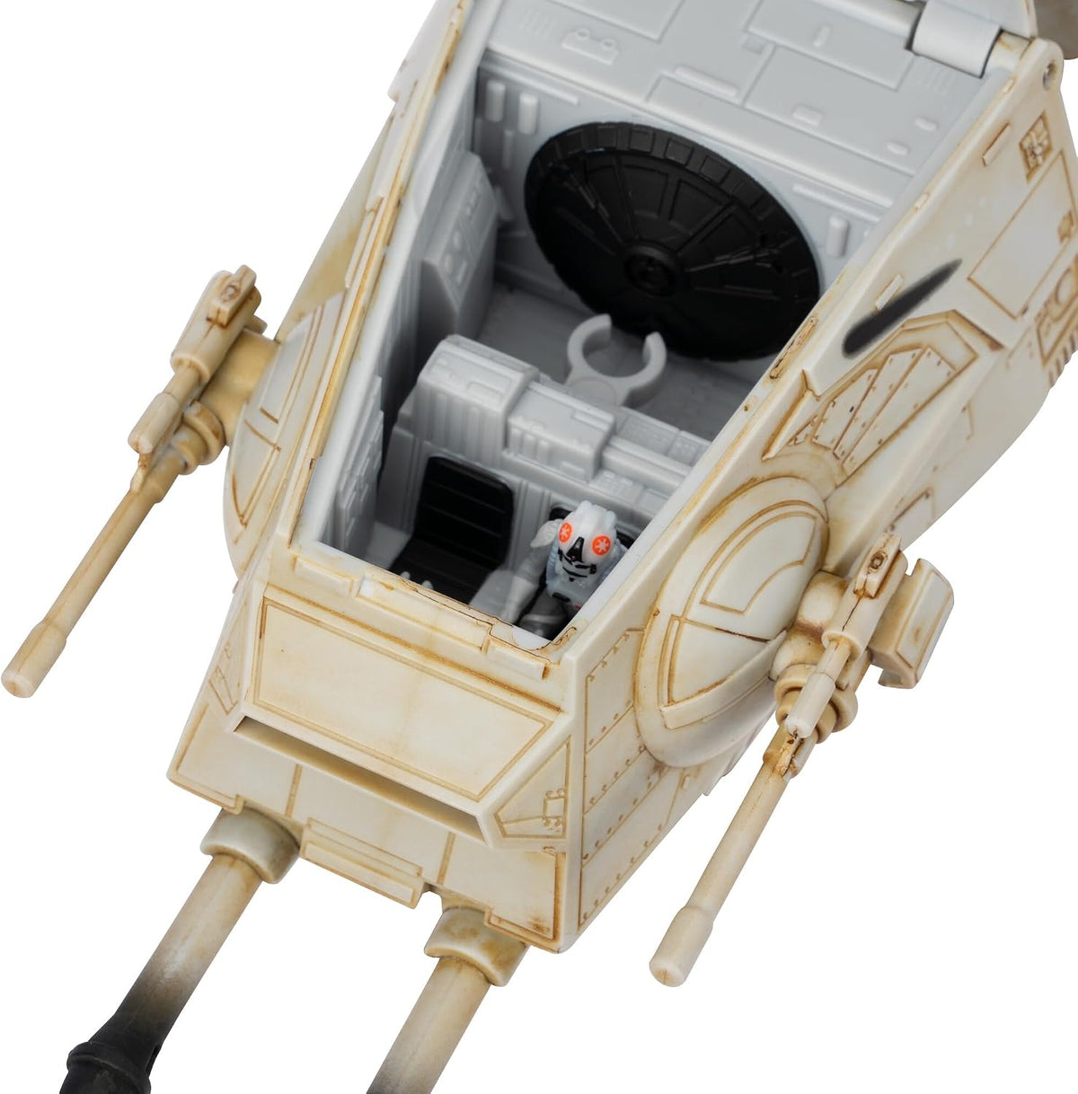 Star Wars Micro Galaxy Squadron at-at Walker (Endor) Exclusivo de Amazon - Vehículo de 10 pulgadas con luces, sonidos, zonas de acción y accesorios (Juguetes para niños a partir de 8 años)