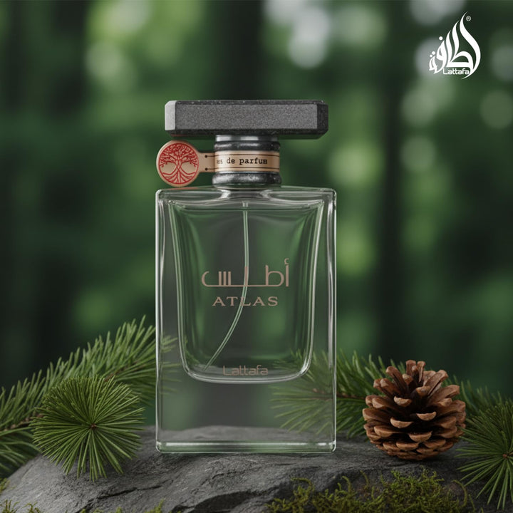 Lattafa Atlas Eau de Parfum Spray para Unisex, 1.85 onzas