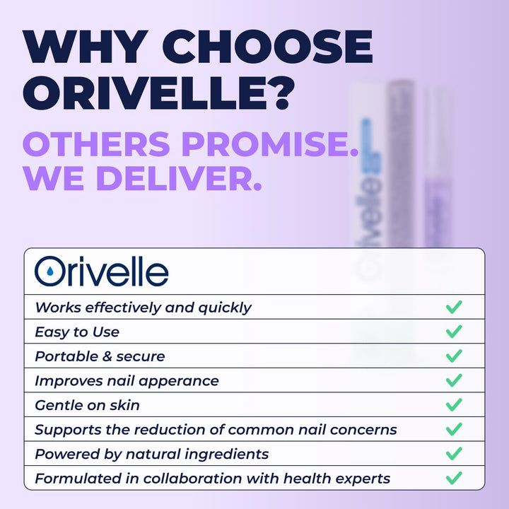 Orivelle - Bolígrafo para el cuidado de uñas, cuidado cosmético par...