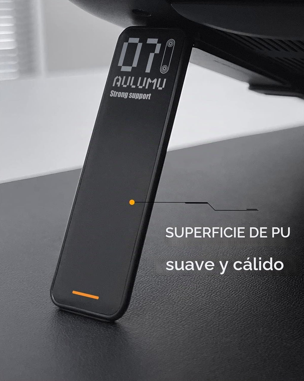 Aulumu G07 Soportes de Patas Desplegables para Laptop, Soporte de Refrigeración Súper Portátil para Laptop, Elevador Ergonómico para Laptop para Escritorio para MacBook, Todas las Laptops, Tabletas, 8