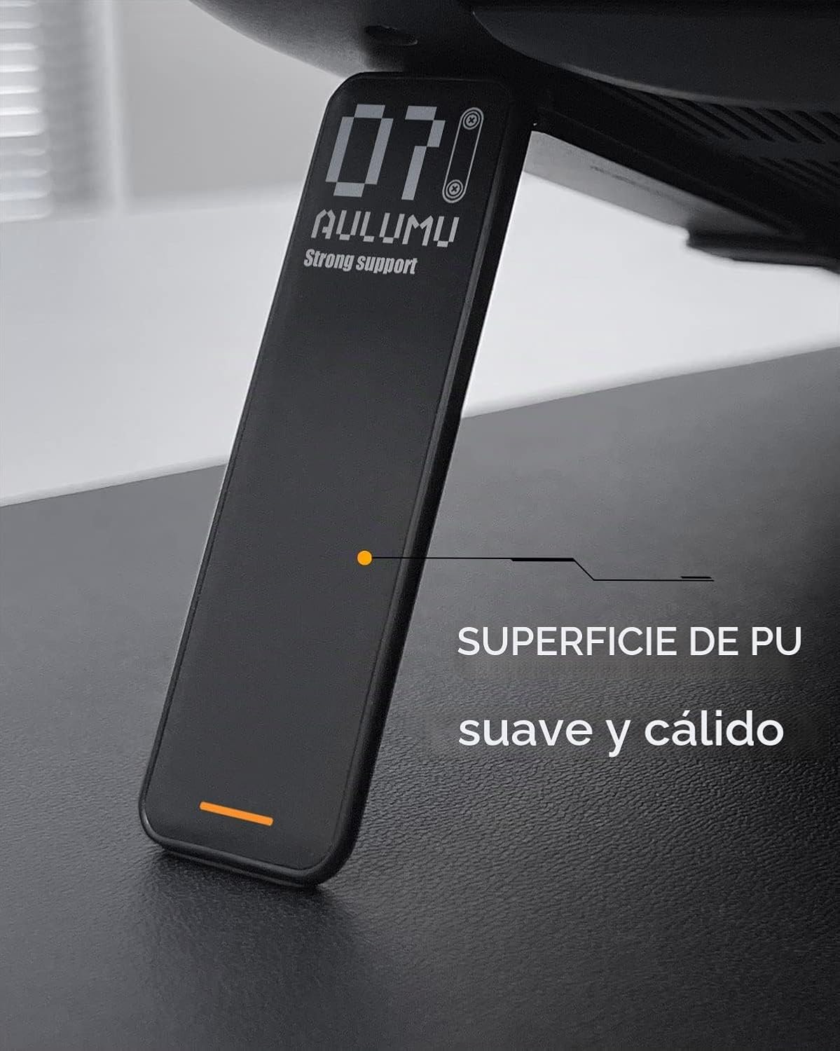Aulumu G07 Soportes de Patas Desplegables para Laptop, Soporte de Refrigeración Súper Portátil para Laptop, Elevador Ergonómico para Laptop para Escritorio para MacBook, Todas las Laptops, Tabletas, 8
