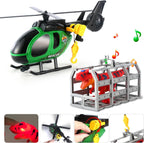 Dwi Dowellin Camión Transportador Juguetes para Niños, Camión de dinosaurios