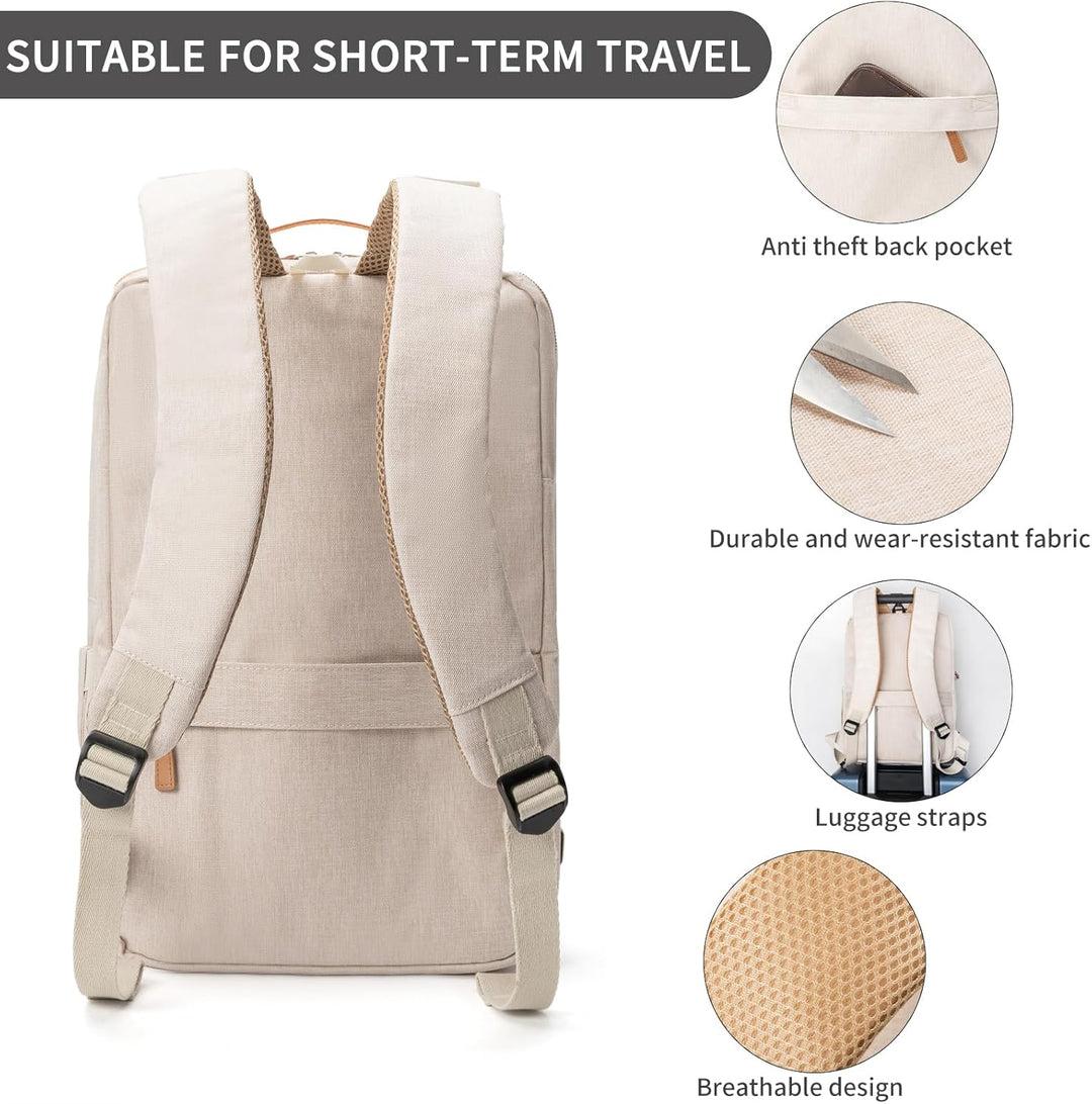 NOBLEMAN Mochila para portátil de viaje para hombre, resistente al...