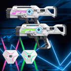 Laser Tag Recargable, Set de Lazer Tag de 2 para Niños Juego Interior y Exterior, Ideas de Regalo para Niños Adolescentes y Adultos, Juguetes Geniales para Adolescentes de 8 9 10 11 12+ Años Niños y