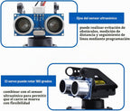 KEYESTUDIO Robot de coche inteligente, kit de iniciación programable 4WD para Arduino para Uno R3, proyecto de programación electrónica/STEM educativo/kit de codificación científica para adolescentes