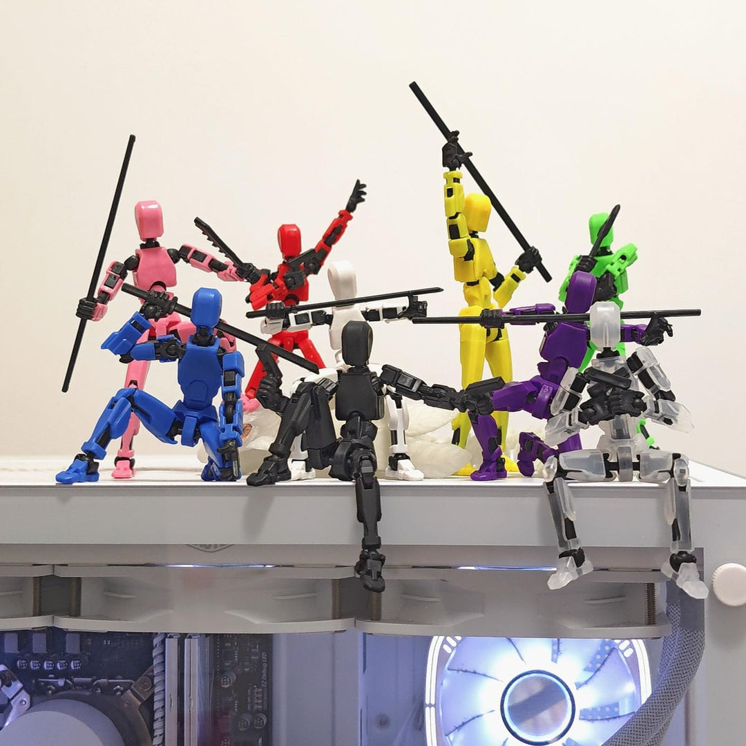 Conjunto de figuras de acción BVVLI T13, 10 piezas de juguetes de r...