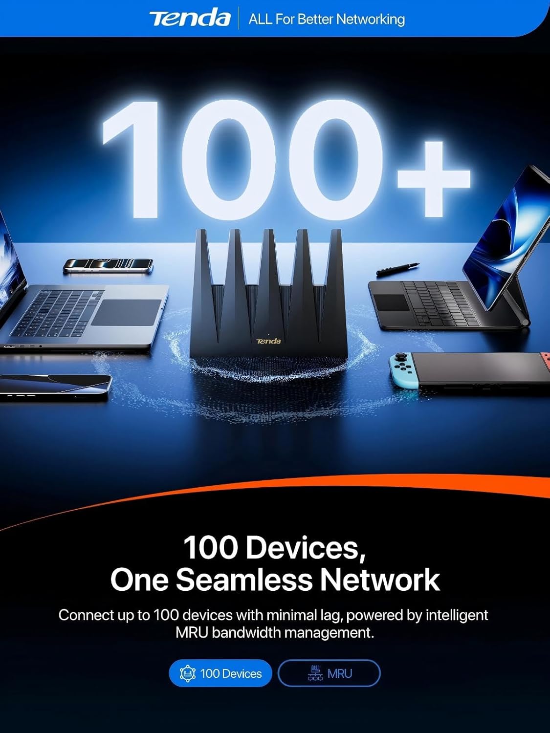 Tenda Enrutador WiFi 7 BE7200 \u2013 Router WiFi de alta velocidad...