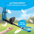 NATIONAL GEOGRAPHIC - Detector de metales para niños, bobina detector de metales impermeable de 7.4 pulgadas, detector de oro ligero con función de localización precisa y pantalla LCD, detector de