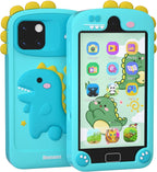 Teléfono inteligente para niños para niños de 3 a 12 años, teléfono de juego táctil de 4" con pantalla, 32GB