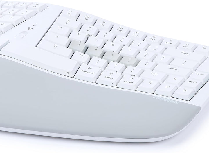 KINESIS mWave - Teclado ergonómico silencioso para Mac (blanco) | I...