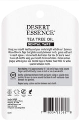 Desert Essence Cinta dental de aceite de árbol de té, 30 yardas, pa...