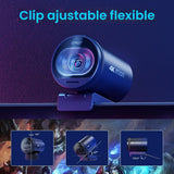 EMEET Cámara web S600 4K para transmisión - Sensor Sony de 1\/2.55...