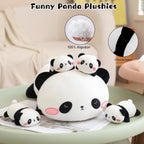 TOYSYM Panda de peluche lindo con almohada de peluche de panda de 4...