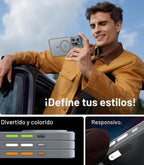 TORRAS Funda magnética a prueba de golpes para iPhone 15 Pro, grado mil