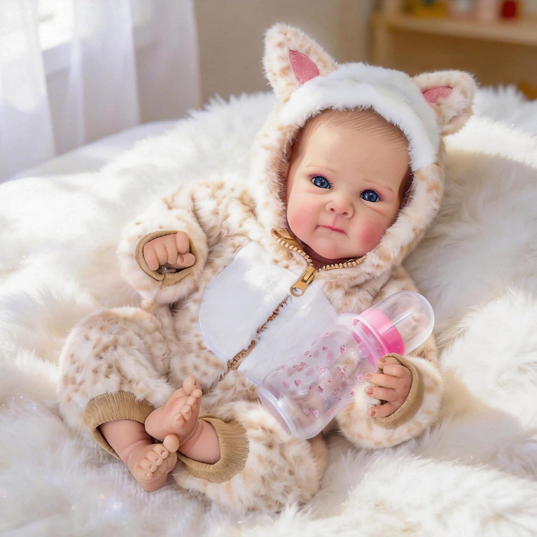 FOCKOF Muñecas realistas de bebé Reborn de 18 pulgadas, muñeca de b...