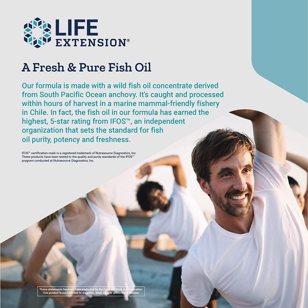 Life Extension Aceite de pescado Super Omega-3 EPA\/DHA, lignanos d...