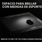 Logitech G PRO X Control - Alfombrilla de ratón para juegos, tamaño grande