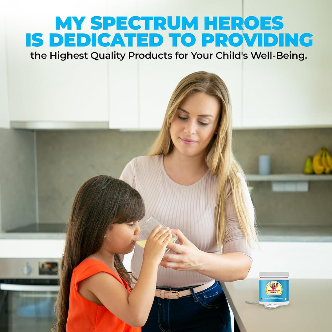 My Spectrum Heroes Multivitamínico en polvo para niños, suplemento...