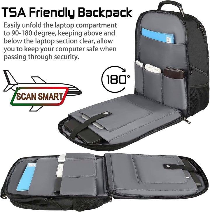 Mochila para portátil de 18.4" para hombres, mochila extra gran...