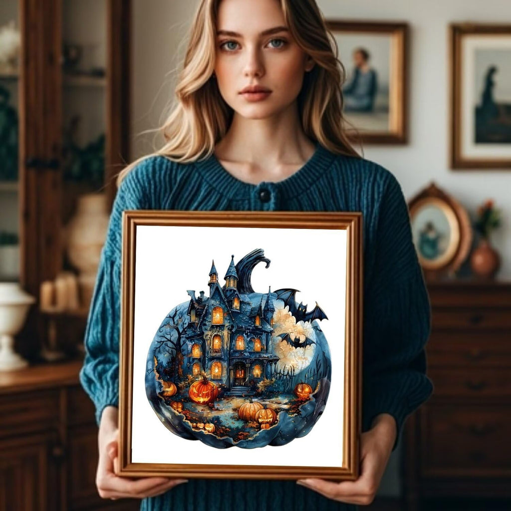Rompecabezas de madera para adultos, rompecabezas de madera de calabaza de Halloween de 200 piezas, rompecabezas de madera con forma de animal único, regalos para adultos, 11.4 x 10.6