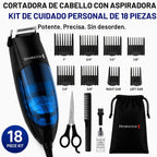 Remington Cortapelos al vacío para hombres, kit de corte de pelo de 18