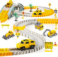 260Piezas Juego de Pistas de Carrera de Construcción para Niños