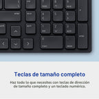 Dell KM555 Teclado y Mouse Silenciosos - 18 Teclas de Acceso Direct...