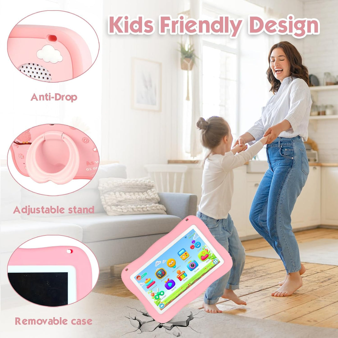 Tableta para niños de 32 GB para niños de 3 a 7 años con mucho cont...