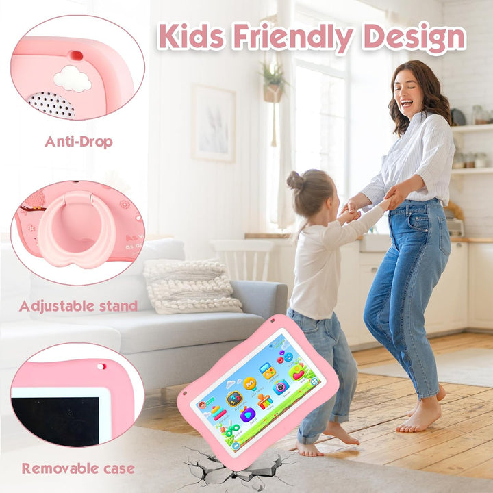 Tableta para niños de 32 GB para niños de 3 a 7 años con mucho cont...