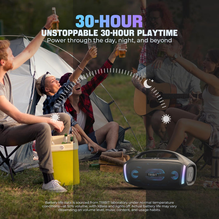 Tribit - Bocina Bluetooth StormBox Blast 2, altavoz inalámbrico por...