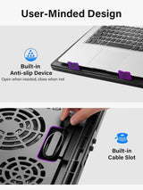 Kootek Almohadilla de enfriamiento para laptop, enfriador de laptop...
