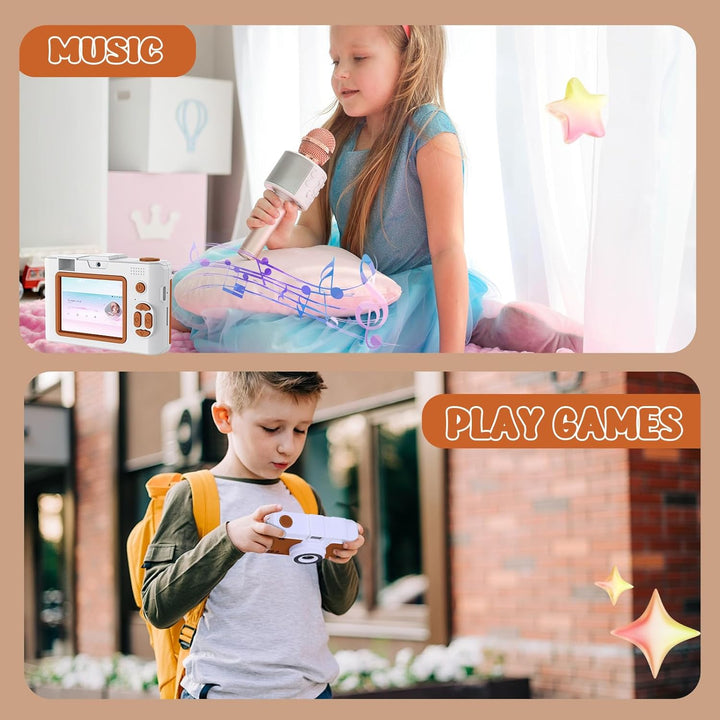 Cámara infantil de 50.0 megapíxeles para niños de 5 a 13 años con W...