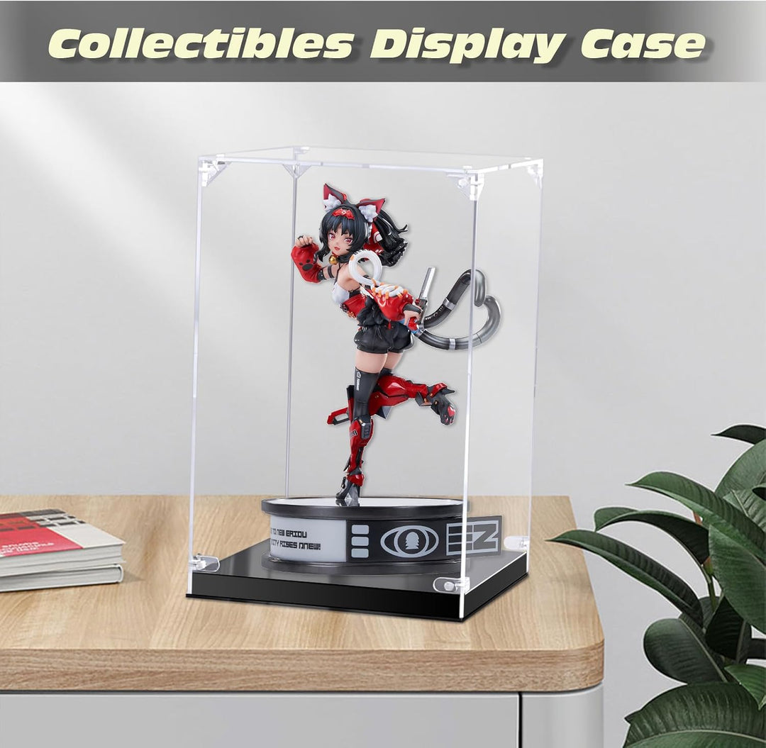 Vitrina de acrílico para figuras de acción, caja de exhibición de a...