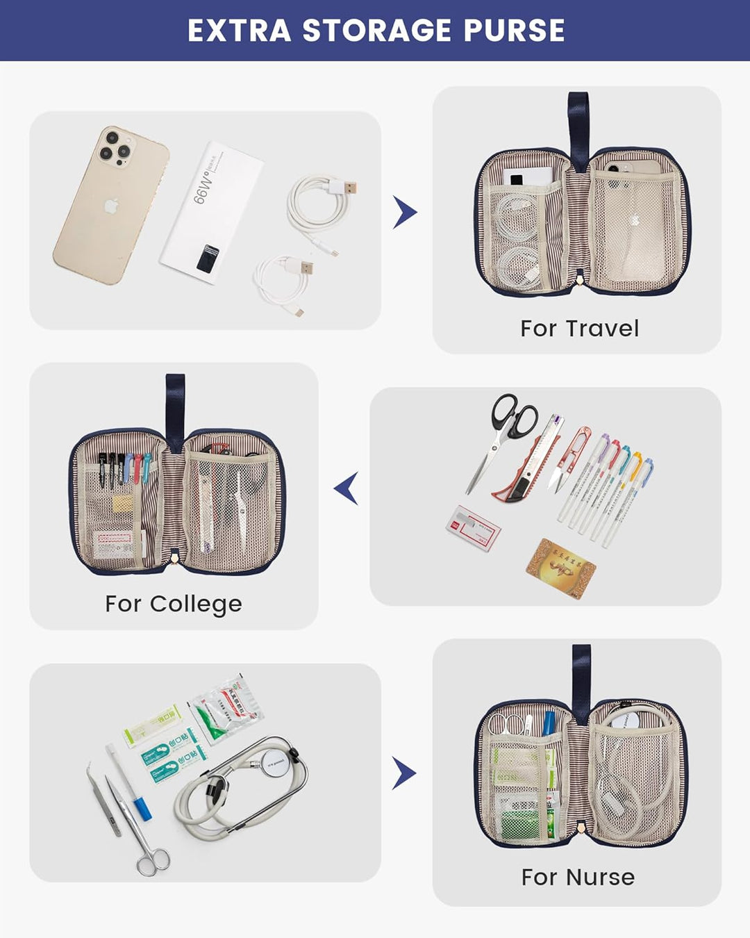 LOVEVOOK Mochila para laptop para mujer, mochila de trabajo convert...