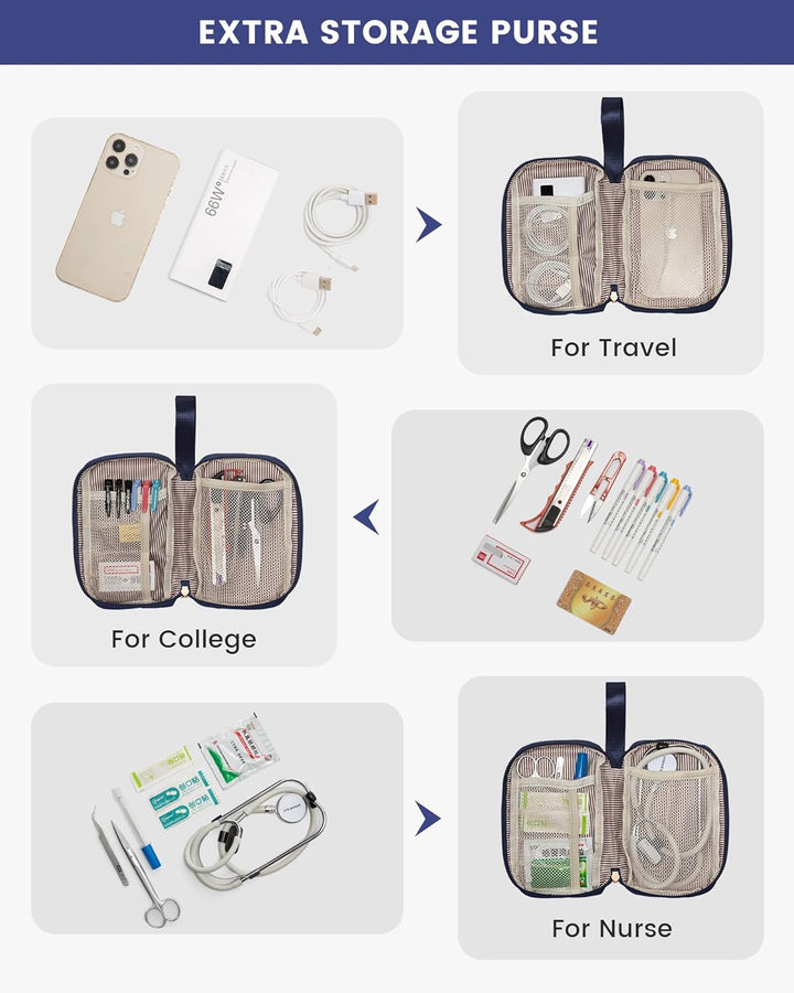 LOVEVOOK Mochila para laptop para mujer, mochila de trabajo convert...