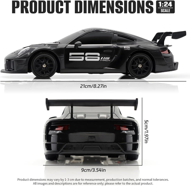 Aka Supaku Coche de deriva a control remoto, 1:24 4WD, vehículo con...