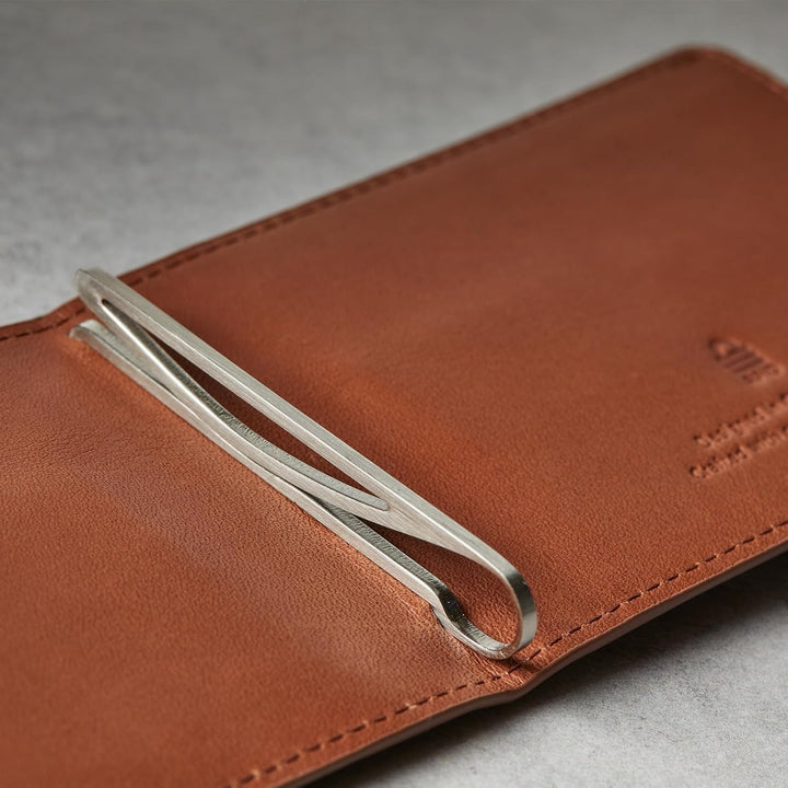 Distil Union - Billeteras plegables de cuero, diseño delgado y mini...