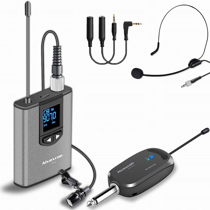 Micrófono Lavalier Inalámbrico Alvoxcon TG210