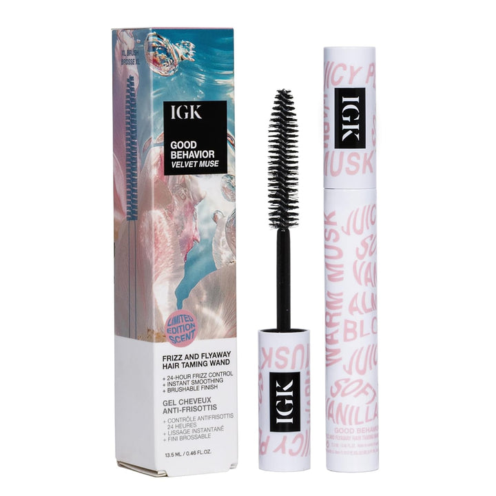 IGK Good Behavior Velvet Muse Frizz and Flyaway Hair Taming Wand -...