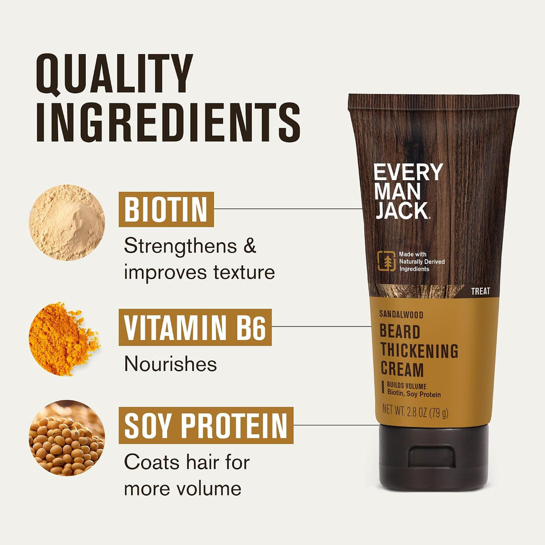 Every Man Jack Crema espesante para barba, fortalece, espesa, nutre...