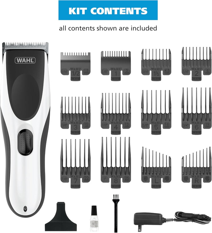 Wahl Clippers Home Pro - Cortapelos recargable sin cable para hombr...