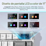 X Aula Nova75 - Teclado mecánico inalámbrico 75% para computadora,...