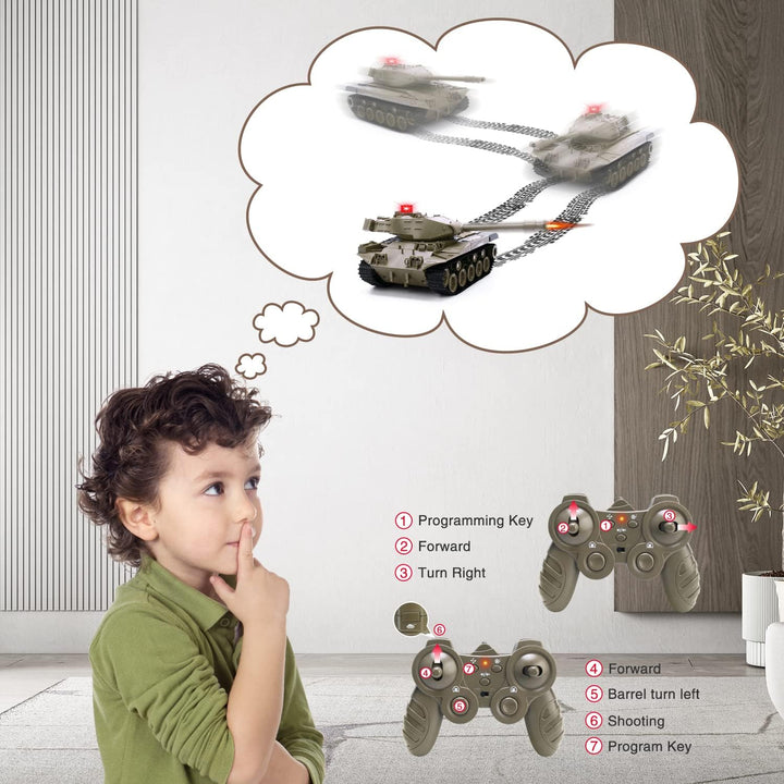 Tanque de control remoto para niños M41A3 American Army