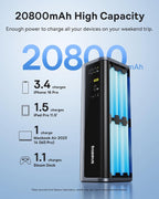 Baseus Banco de energía para laptop 20800mAh 145W con banco de energía Enercore